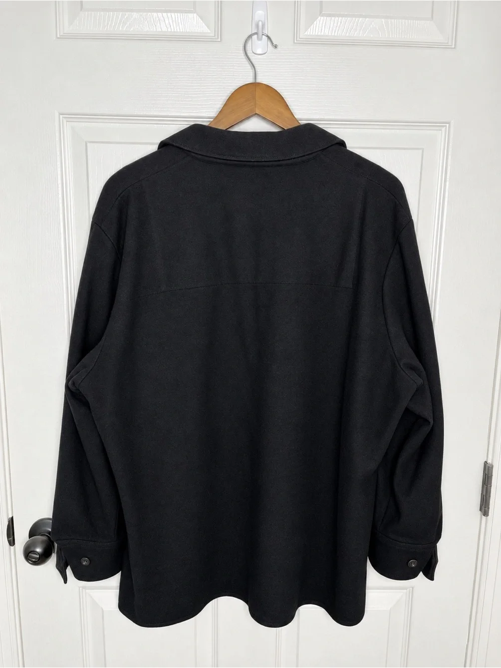 Vintage Vtg Gucci Tom Ford 90s Y2K Men's Mens Black Wool Shirt Jacket Shacket M